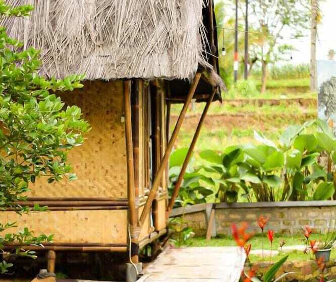 בית מלון כפרי Cianjur Paddies Hostel