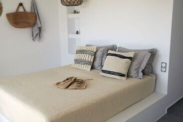 관광객 아파트 Hidden Hill Naxos Villas