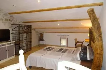 Quinta ou Casa Rural Le Mas Du Galibot Chambre Cambalotte
