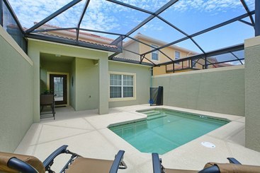 کلبه Paradise Palms5 Bed Townhouse W/splashpool3609pp