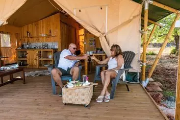 Kır Evi Safari Tent With Private Pool In Albufeira