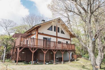 بيت ريفى Izu House Luxury Log With Cozy Fireplace