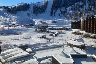 شقق خاصة سياحية Plagne Bellecote   5 Pers   Vue Pistes   Acces Piscine Chauffee