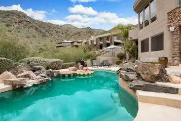 ツーリストアパートメント Apollo By Avantstay 6br Private Desert Oasis With Pool Hot Tub Movie Room