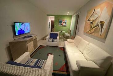 游客公寓 Guarujá Praia Das Pitangueiras A 50 Metros Do Mar