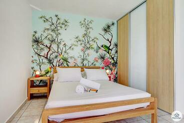 ツーリストアパートメント T2 Classé 3 étoiles Le Léopardi à 2 Pas Du Lagon De La Saline Les Bains