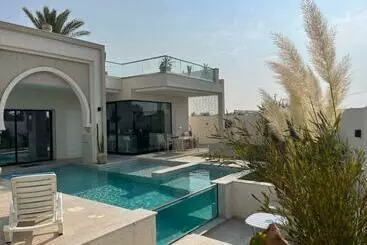 ツーリストアパートメント Villa Dar Lynoute Piscine Sans Vis à Vis Plage à Pieds