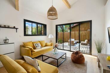 ツーリストアパートメント Jolie Cabane En Bois Lège Cap Ferret à 5 Plage