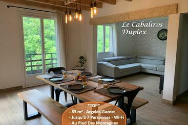 관광객 아파트 Le Cabaliros Duplex 83m² Argelès Gazost