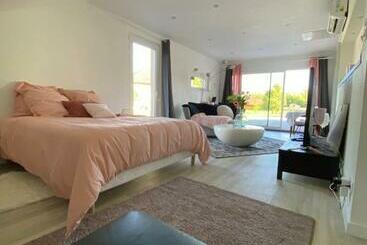 צימר Agréable Chambre D’hôte Calme Avec Piscine