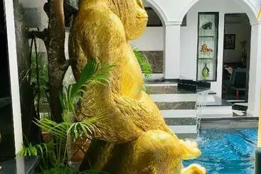 آپارتمان‌های توریست‌ها Golden Gorilla Villa With Private Pool & Jacuzzi