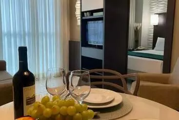 Appartement-hotel Flat Praia Do Canto 2q 2b Long Stay Triângulo Das Bermudas