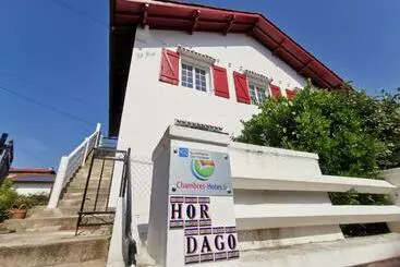 ベッドアンドブレックファースト Chambres D Hôtes Hor Dago Près De La Gare D Hendaye Avec Le Petit Déjeuner