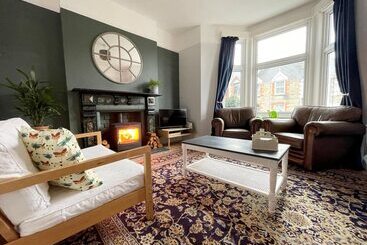 游客公寓 Bright & Spacious Edwardian Townhouse With Garden