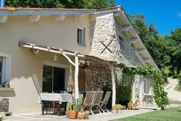 ベッドアンドブレックファースト Chambre Double En Pleine Nature La Clairière De L Ange