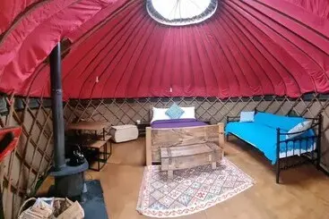 コテージ Charming Yurt In Kelburn Estate Near Largs