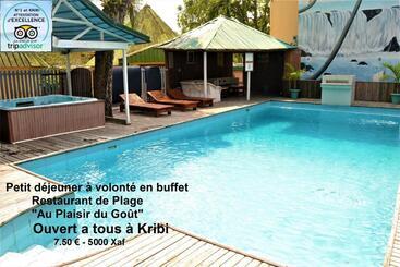 בית מלון כפרי Hôtel Restaurant Gites Kribi