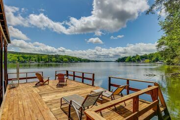 بيت ريفى Scenic New London Home On Badin Lake