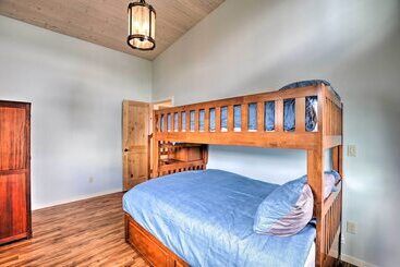 کلبه Lake Whatcom House W/ Boat Dock + Mountain View!