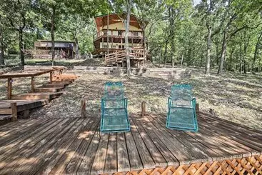 Mökkimajoitus Private Fishing Dock: Grand Lake Home