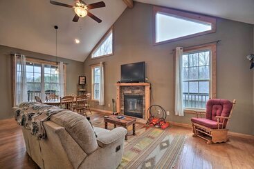 별장 Sevierville Cabin W/ Lake Views & Wraparound Porch