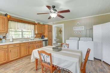 茅舍 2 Mi To Lake: Lineville Farmhouse W/ Fire Pit