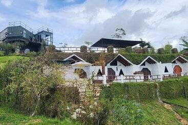 Container & Hobbit Glamping
