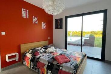 膳宿费 Casa Albera Contemporaine Piscine Vue Montagne