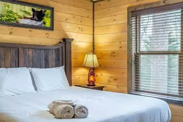 Mökkimajoitus The Wacky Woodpecker By Avantstay Game Room, Private Hot Tub, & Pool Access!