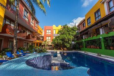 酒店 Casa Lotería  Pueblito Sayulita  Colorful, Family And Relax Experience With Private Parking And Pool