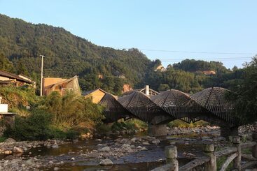 בית מלון כפרי The International Cultural And Creative Bamboo Village