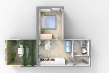 アパートホテル Residence Glicini