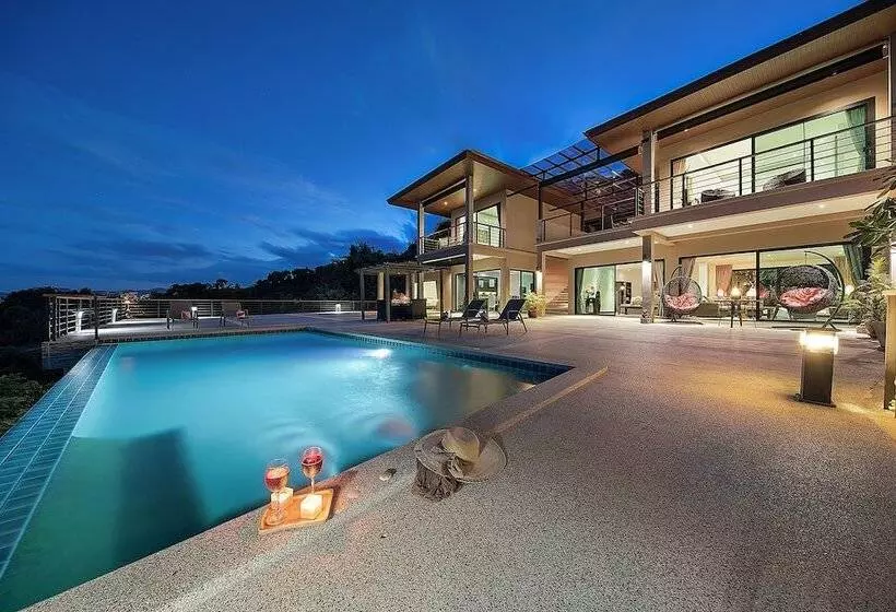 Ban Nai Fan   4 Bed Pool Villa With Seaview In Choengmon