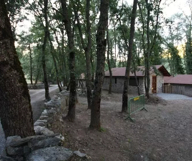 ホテル Cabañas Bungalow Albergue Camping Valle Do Seo