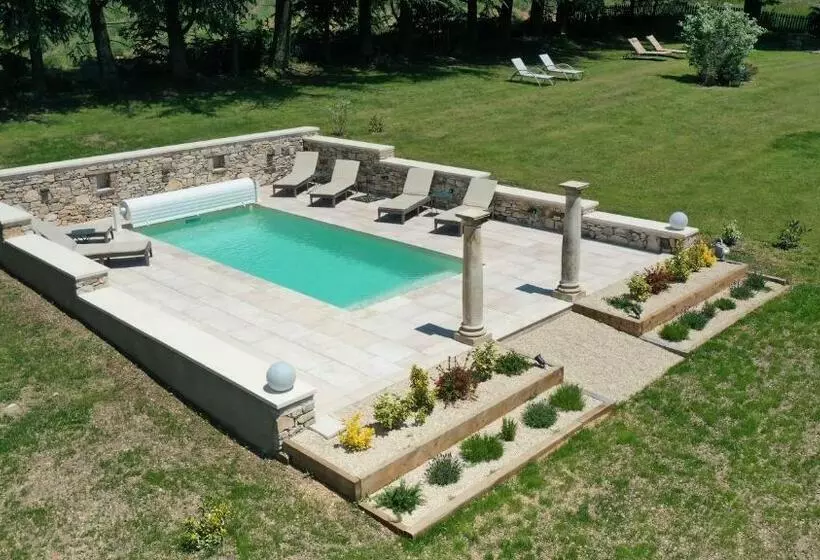 ベッドアンドブレックファースト Domaine La Lauren Avec Piscine Chauffée Et Jacuzzi