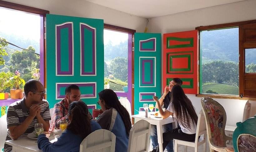 ユースホステル Hostal Balcones De Salento