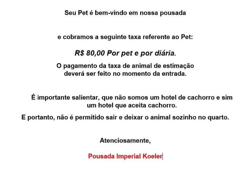 هتل Pousada Imperial Koeler