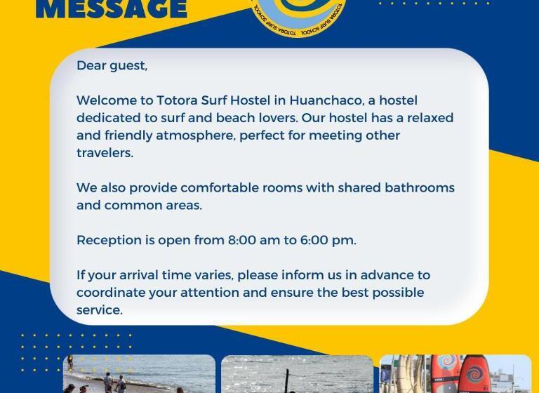 بنسيون Totora Surf Hostel