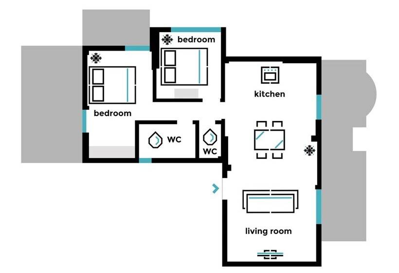 Upstreet Superb & Comfy 2 Bd Apt Marousi