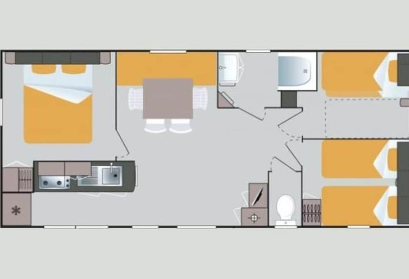 בית מלון כפרי Camping Les Berges De La Dordogne