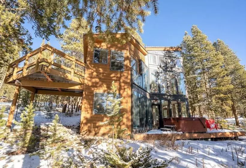 The Atrium Haven Winter Park Cabin Hot Tub