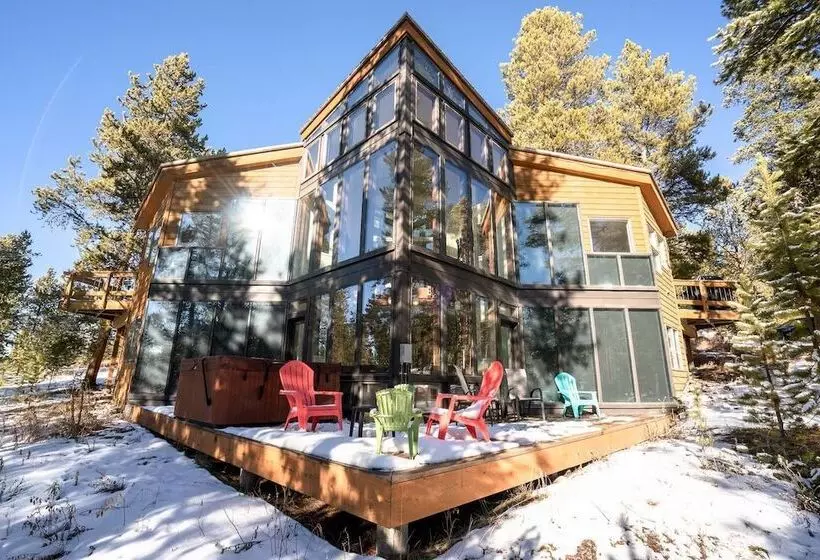 The Atrium Haven Winter Park Cabin Hot Tub