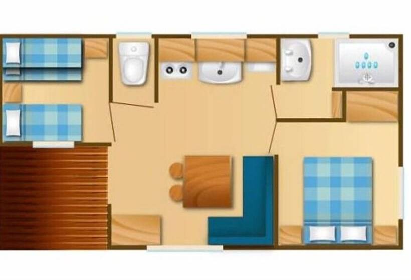 בית מלון כפרי Camping Les Lavandes, Castellane