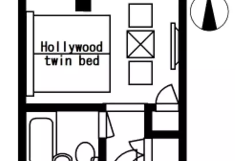 ホテル Alphabed Inn Takamatsu Ekimae