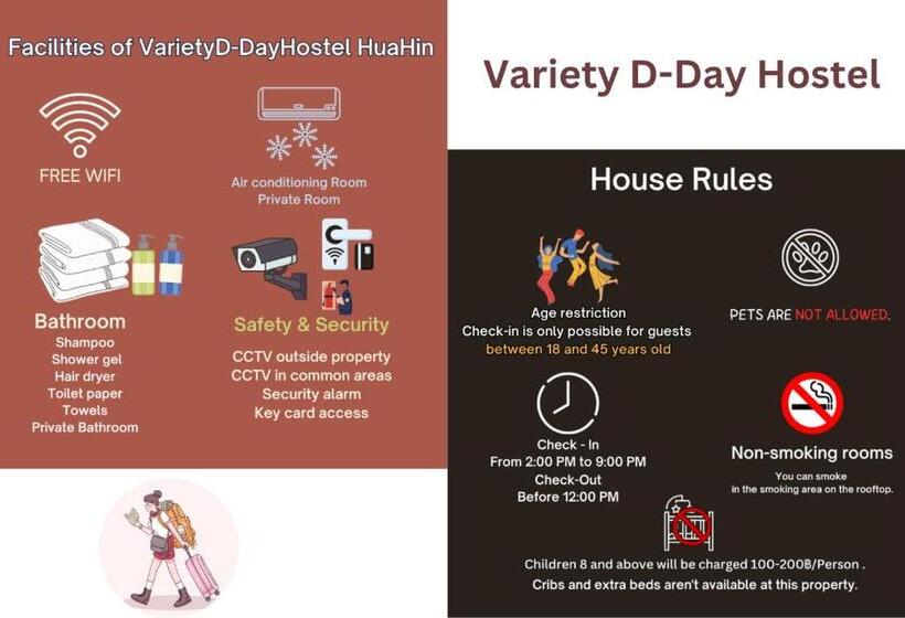 هتل Varietyd Dayhostel Huahin