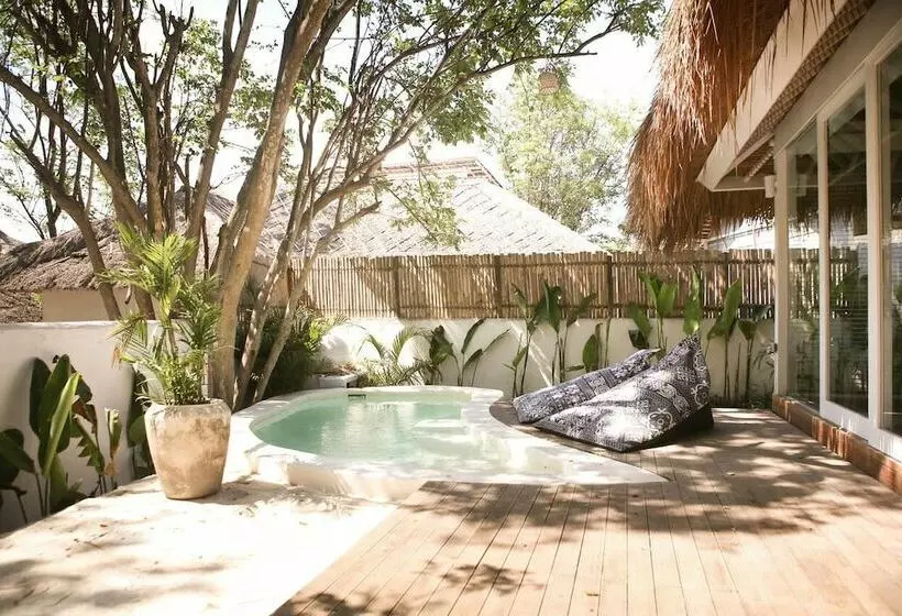 تختخواب و صبحانه The Garden Shacks At Sandy Bay