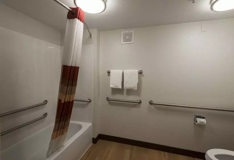 בית מלון כפרי Red Oak Inn Detroit Metro Airport   Belleville