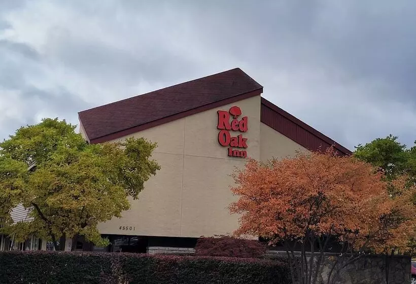 בית מלון כפרי Red Oak Inn Detroit Metro Airport   Belleville