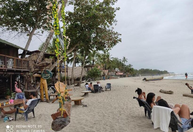 Panzió Hostal Estrellas Del Tayrona Playa Mendihuaca