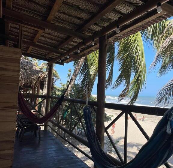 Panzió Hostal Estrellas Del Tayrona Playa Mendihuaca